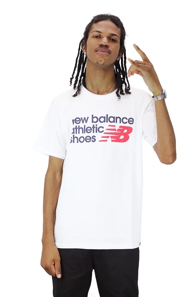 CAMISETA NEW BALANCE NB ATHLETICS BRANCA - NewSkull