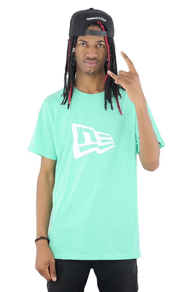 Camiseta New Era Essentials Flag Verde - NewSkull