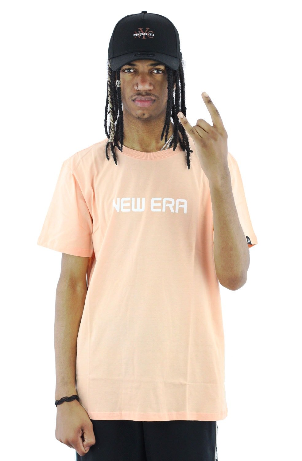 Camiseta NEW ERA Essentials Laranja - NewSkull