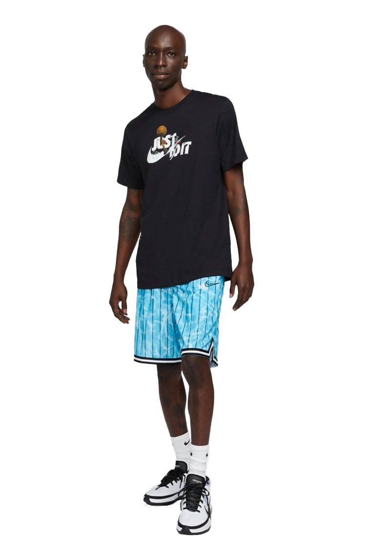 Camiseta Nike Just Do It Basquete Preta/Branca - NewSkull