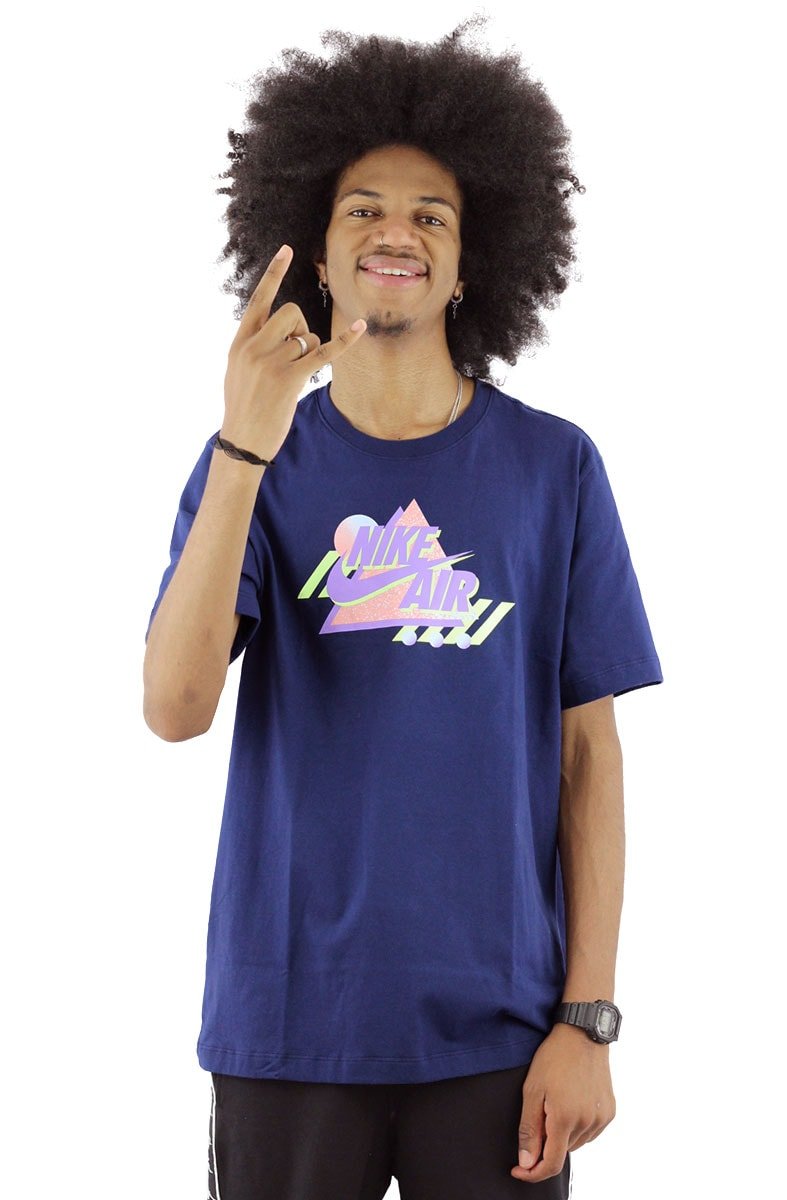 Camiseta NIKE Retro Futura Azul - NewSkull