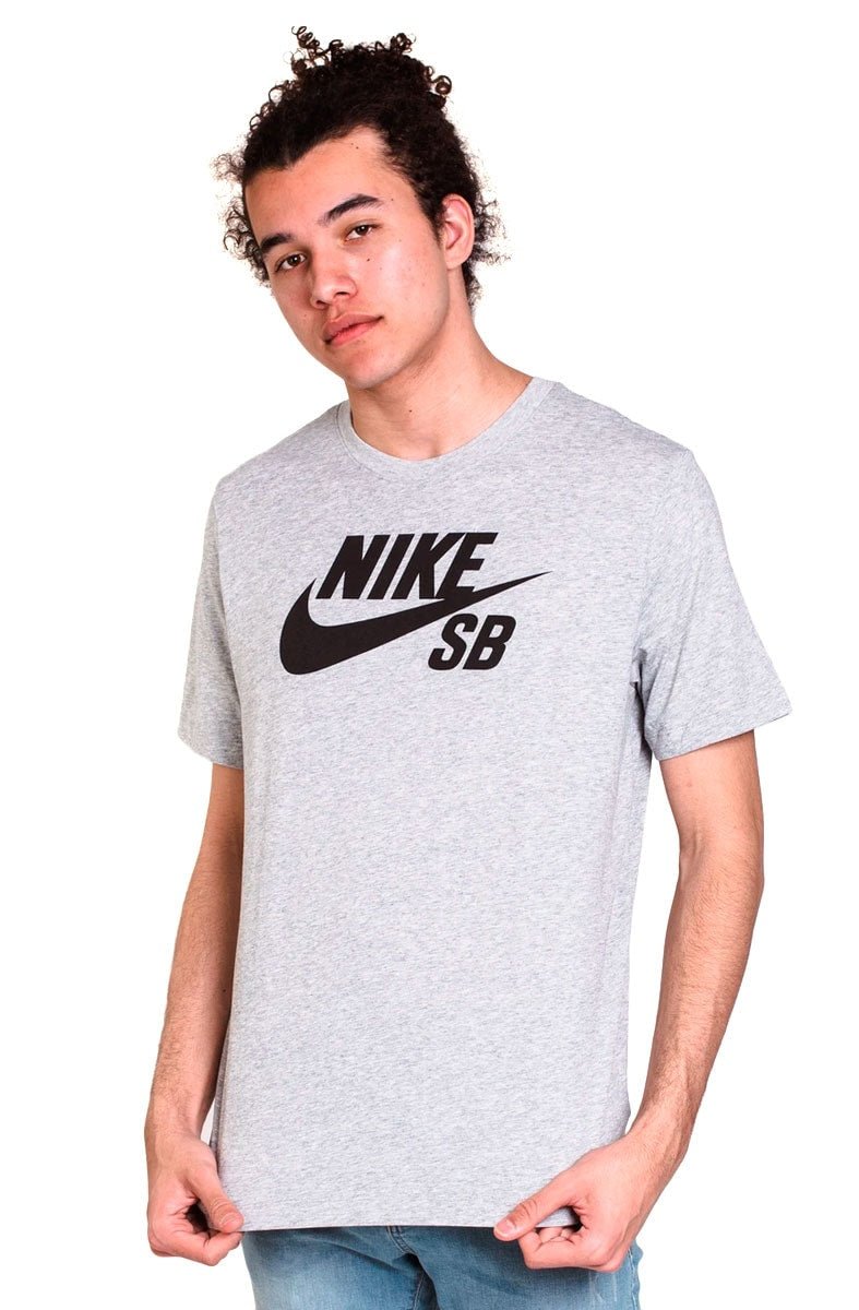 Camiseta NIKE SB Dri - FIT Cinza/Preta - NewSkull