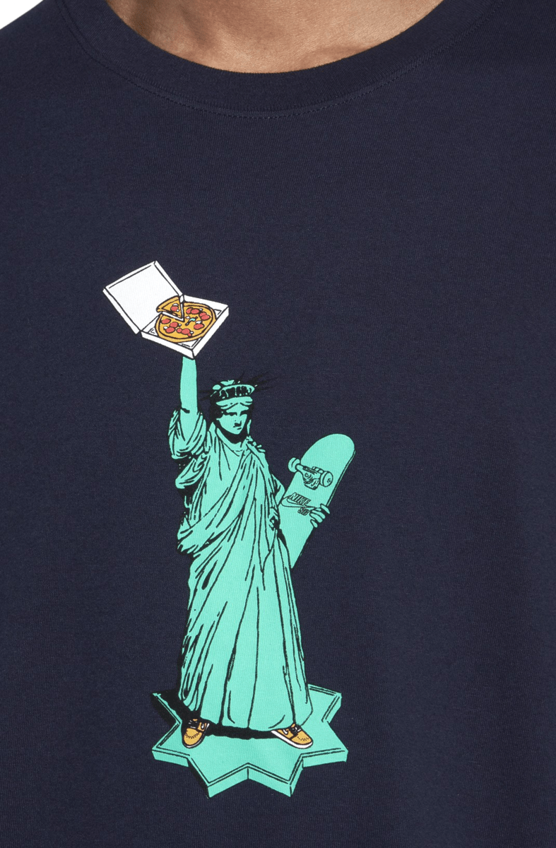 CAMISETA NIKE SB DRY PIZZA LIBERTY AZUL - NewSkull