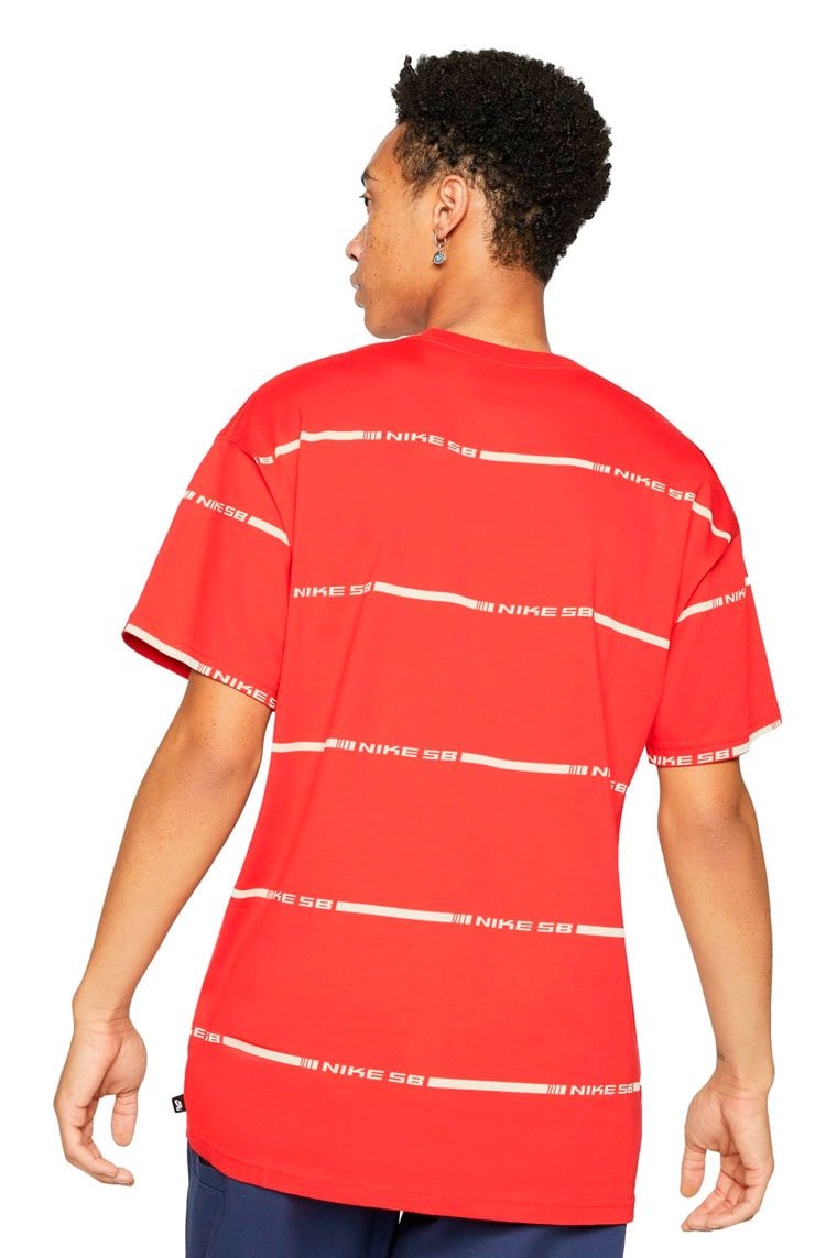 Camiseta Nike SB Sb Tee On Deck Vermelha - NewSkull