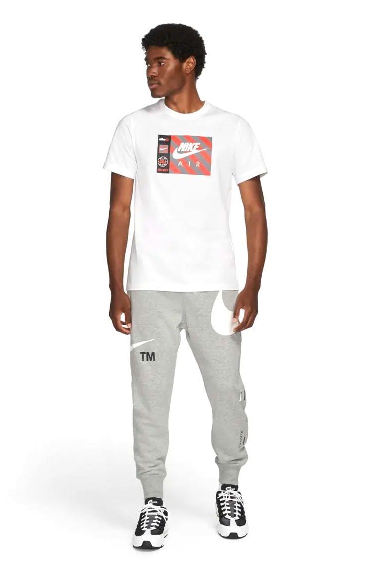 Camiseta Nike Sportswear Air Branca/Vermelha - NewSkull