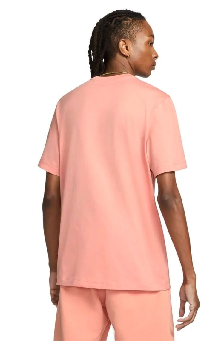 Camiseta Nike Sportswear Club Rosa/Branco - NewSkull