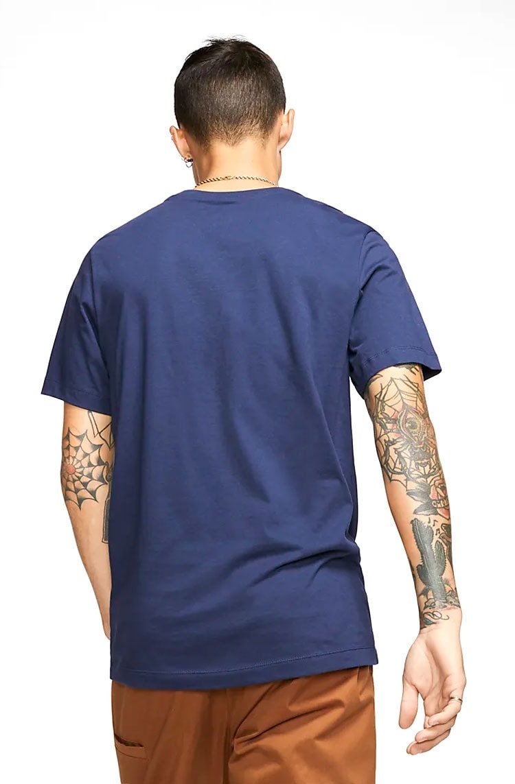 Camiseta Nike Sportswear Clube Azul/Branco - NewSkull