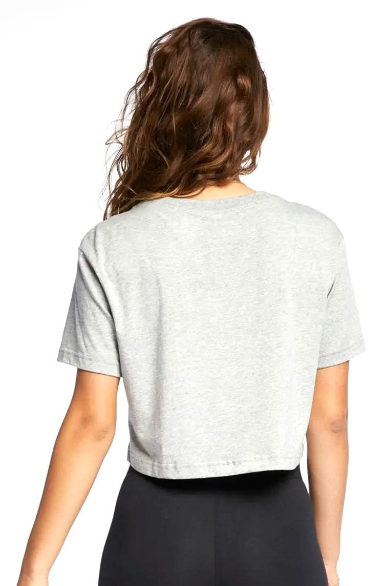 Camiseta Nike Sportswear Essential Feminina Cinza/Preto - NewSkull