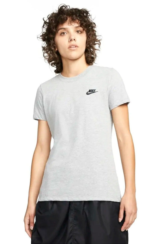 Camiseta Nike Sportswear Feminina Cinza/Preto - NewSkull