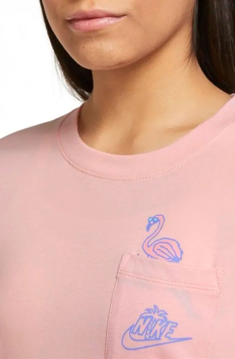 Camiseta Nike Sportswear Feminina Rosa/Roxo - NewSkull