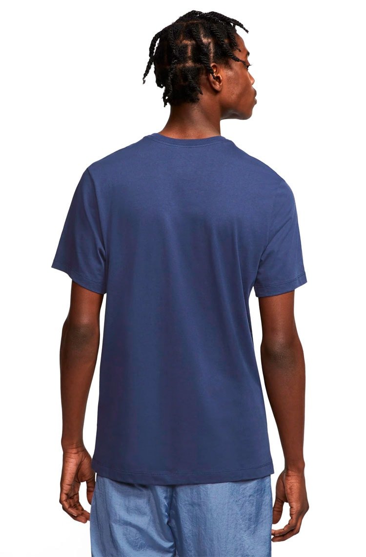 Camiseta Nike Sportswear Icon Futura Masculina Azul/Branco - NewSkull