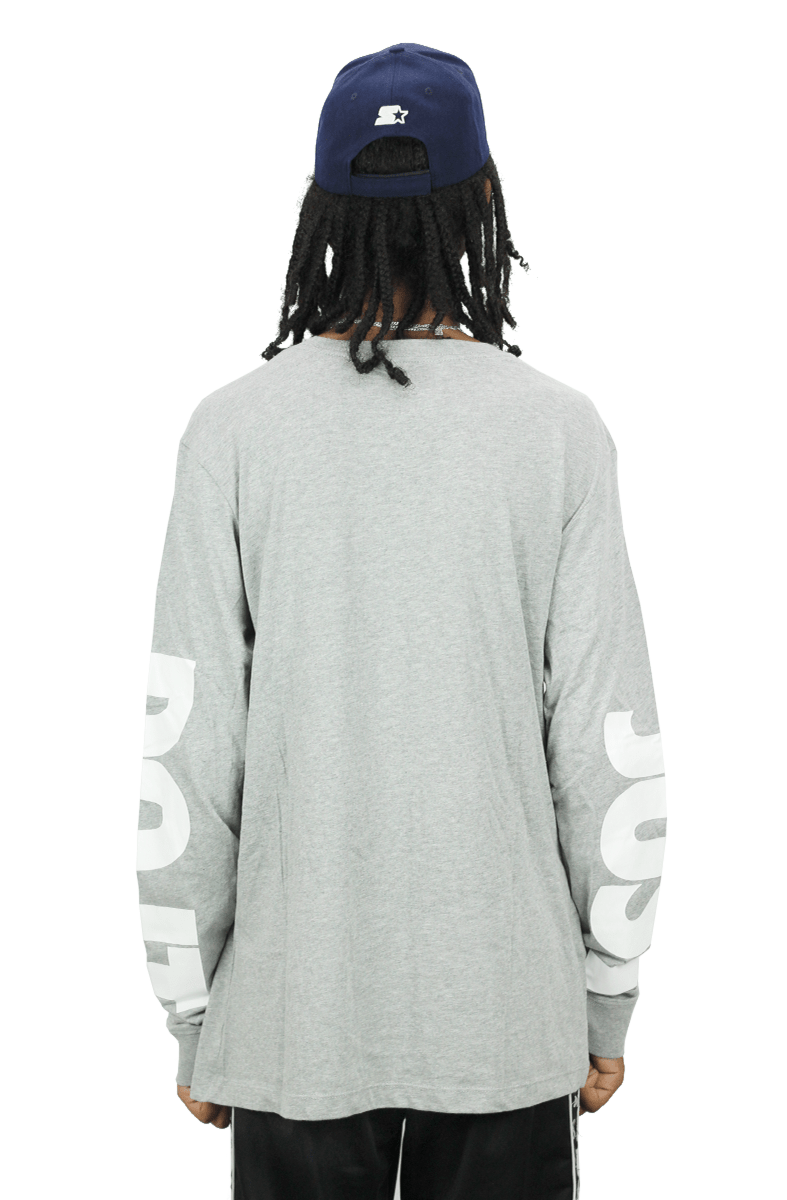 CAMISETA NIKE SPORTSWEAR JDI MANGA LONGA CINZA - NewSkull