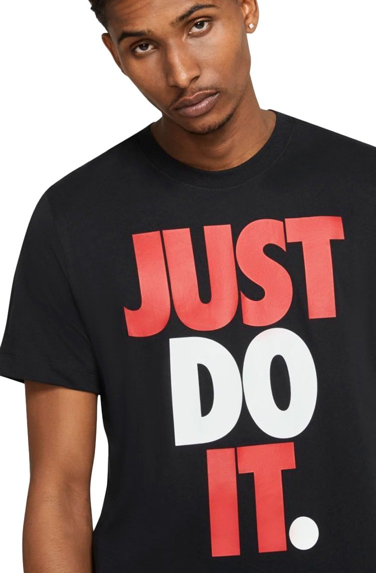 Camiseta Nike Sportswear JDI Preta/Vermelha - NewSkull