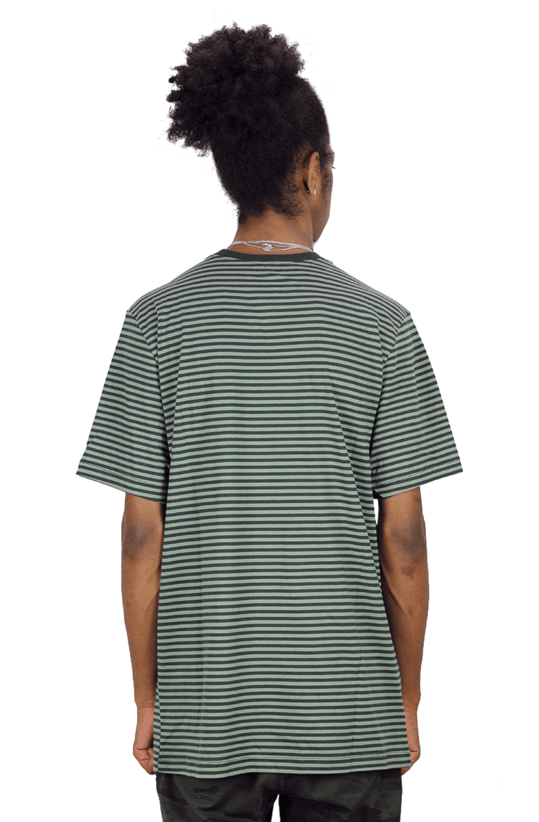 CAMISETA NIKE TEE INI LISTRADA MASCULINA VERDE - NewSkull