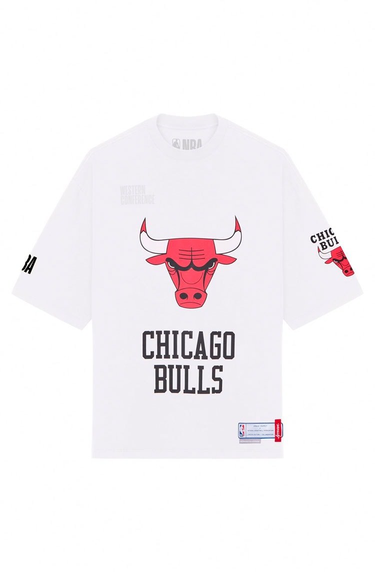Camiseta Oversized Approve X NBA Bulls Off White/Vermelho - NewSkull