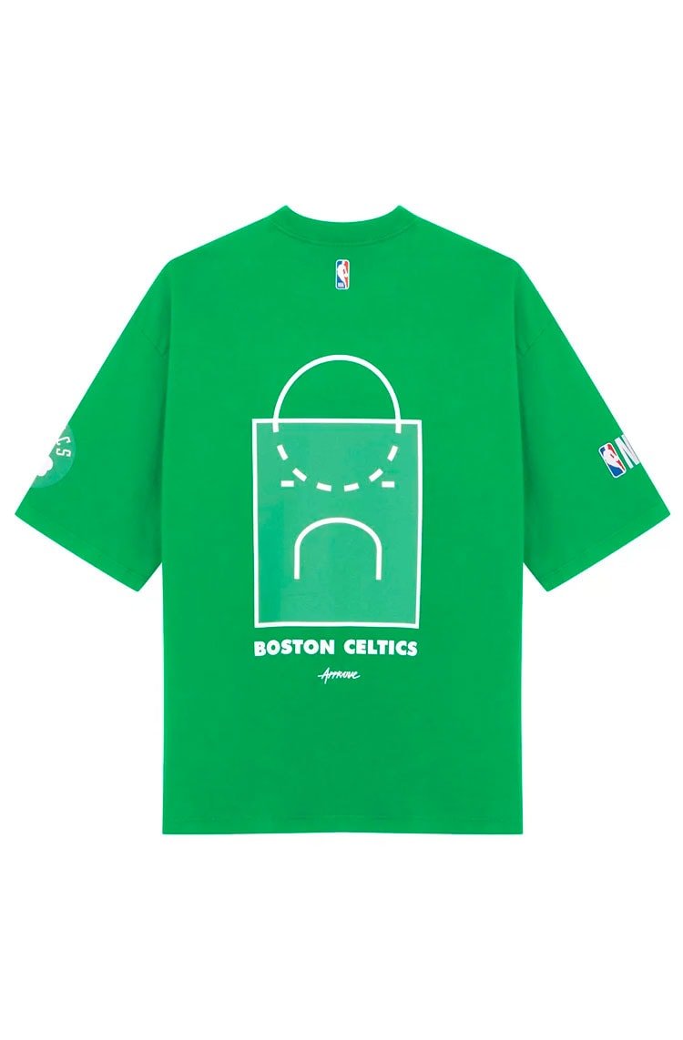 Camiseta Oversized Approve X NBA Celtics Verde/Branco - NewSkull