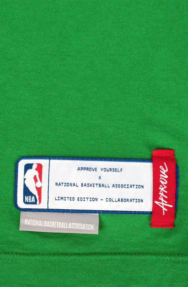 Camiseta Oversized Approve X NBA Celtics Verde/Branco - NewSkull