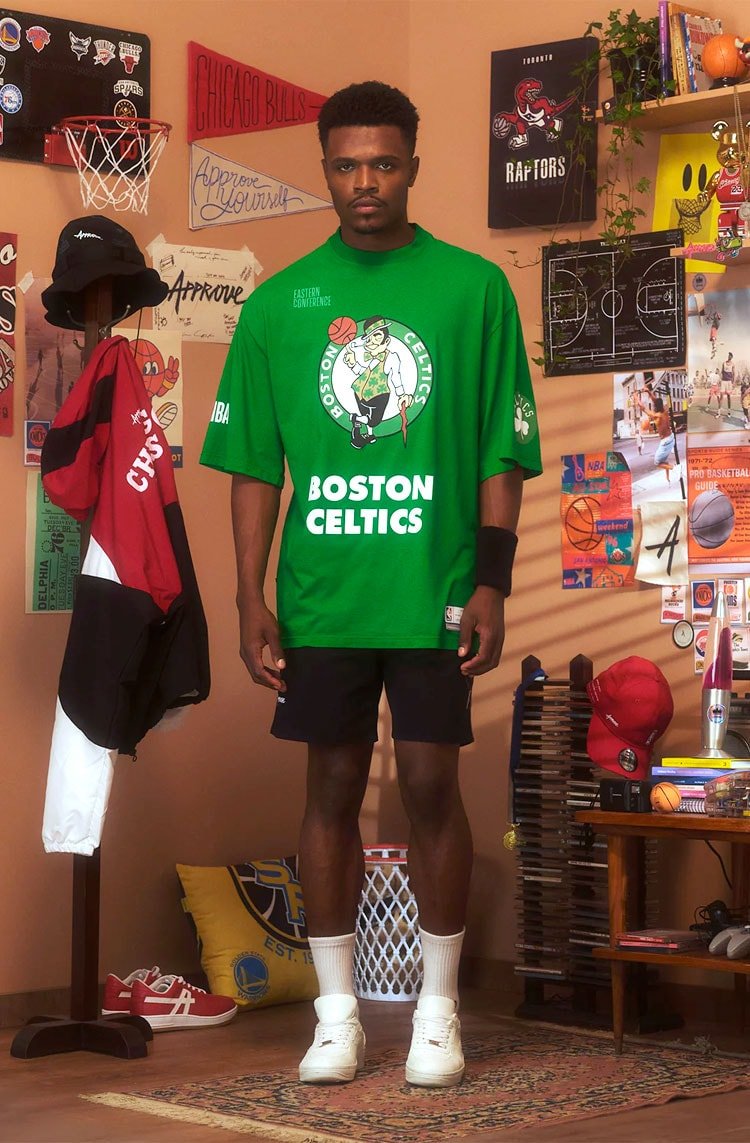 Camiseta Oversized Approve X NBA Celtics Verde/Branco - NewSkull