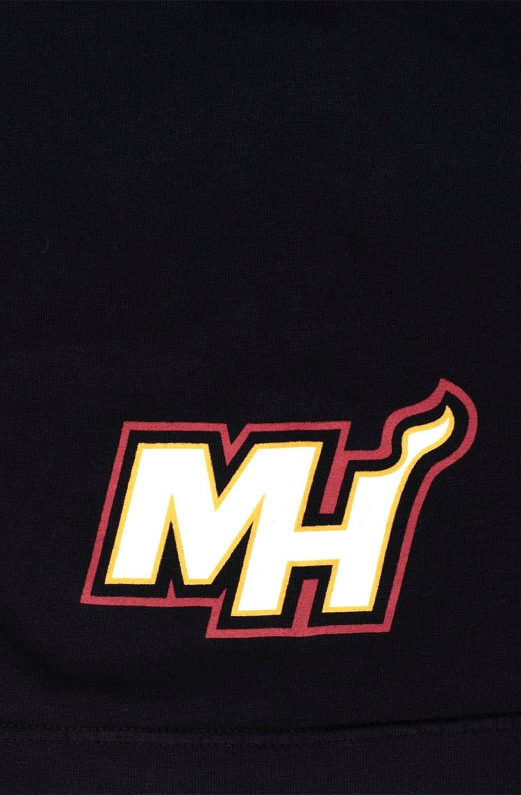 Camiseta Oversized Approve X NBA Heat Preto/Vermelho - NewSkull