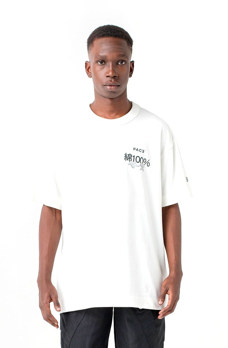 Camiseta PACE 100% Cotton Regular Off - White - NewSkull