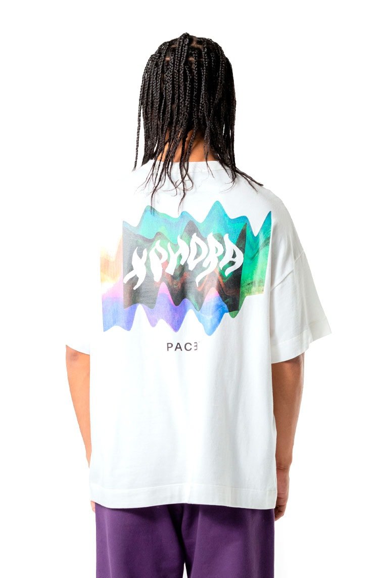 Camiseta PACE Aurora Oversized Off - White - NewSkull