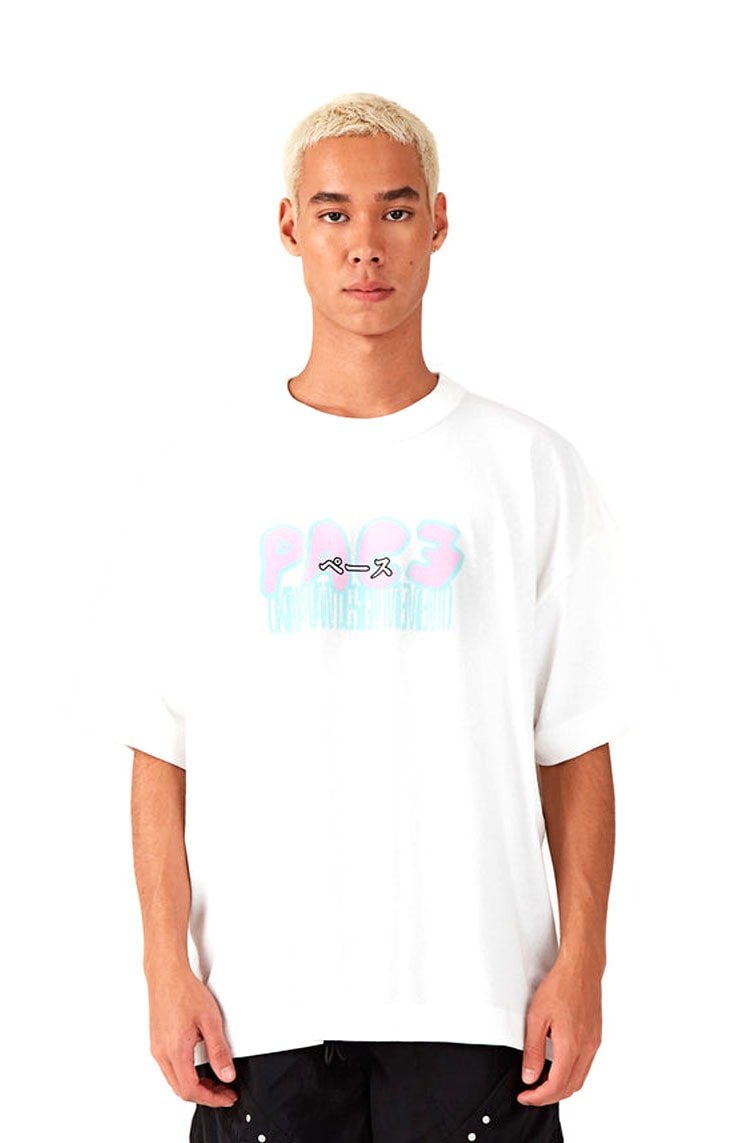 Camiseta PACE GBLN Oversized Off White - NewSkull