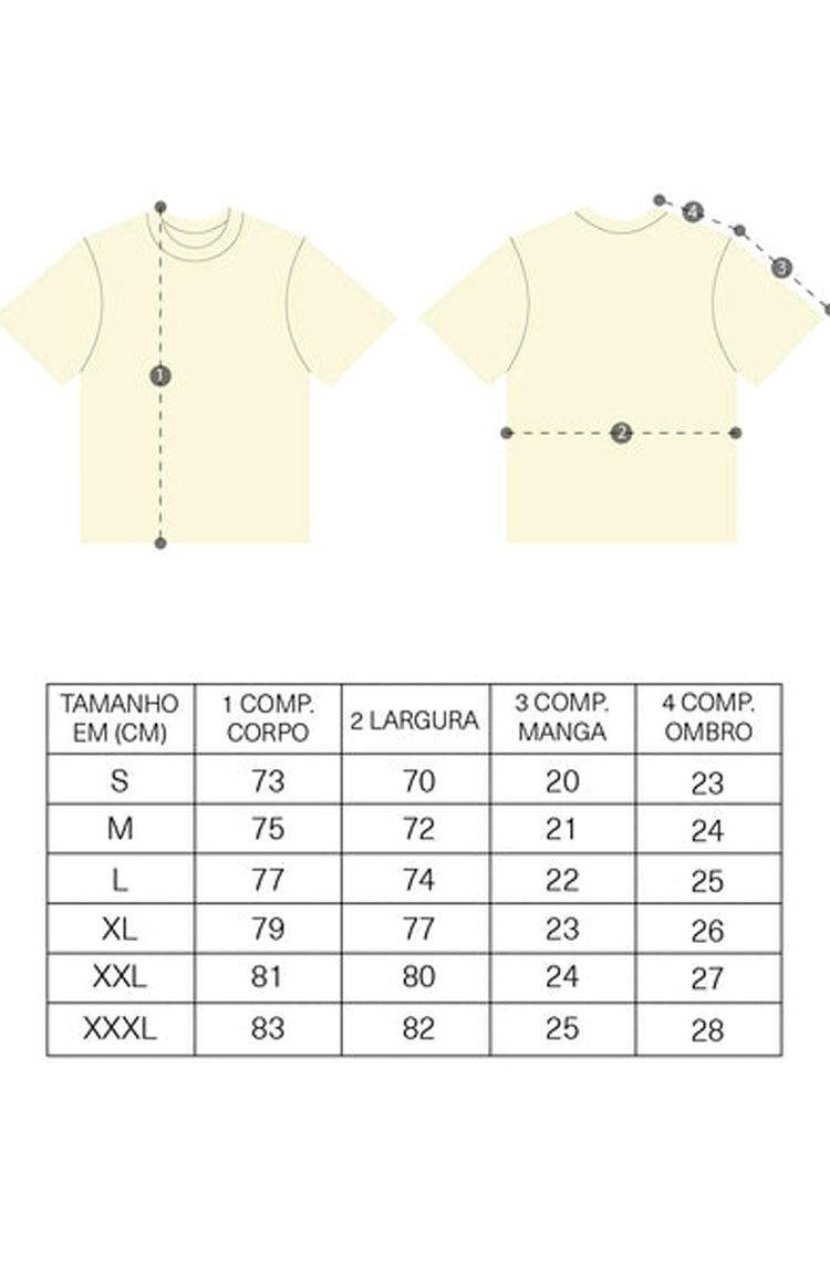 Camiseta PACE GRID Oversized Off White - NewSkull