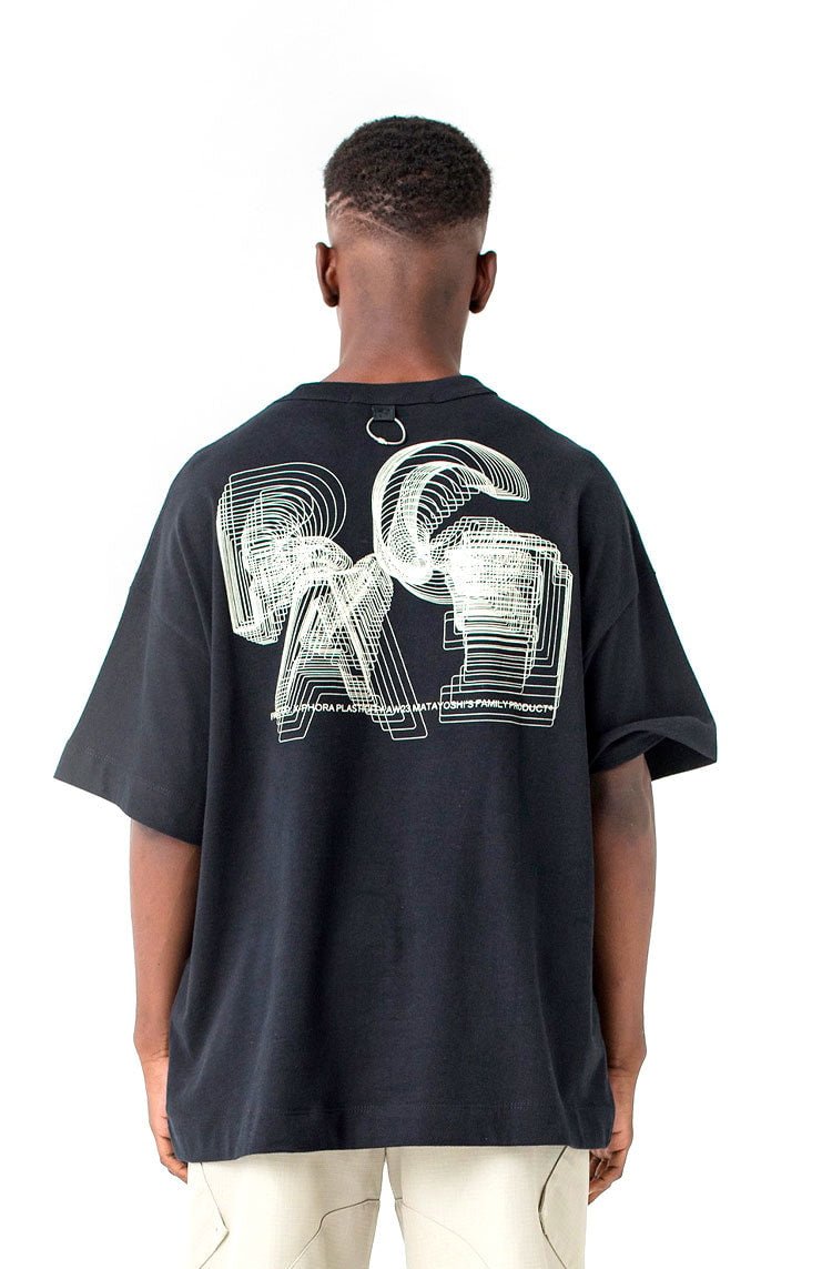 Camiseta PACE Plasticity Oversized Preto - NewSkull