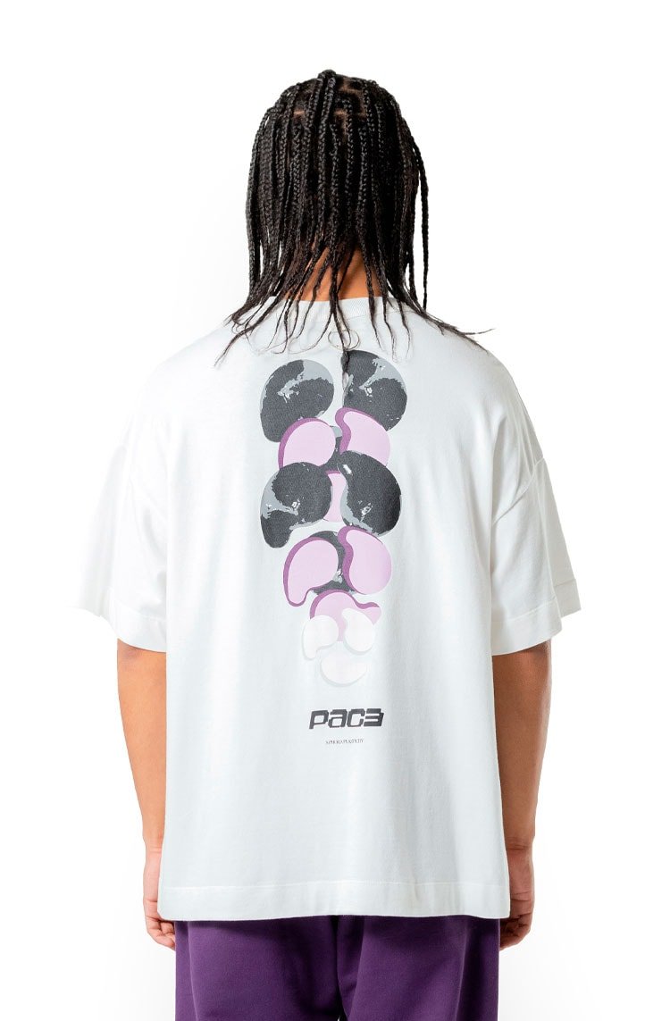 Camiseta PACE Tomoe 3D Off - White - NewSkull