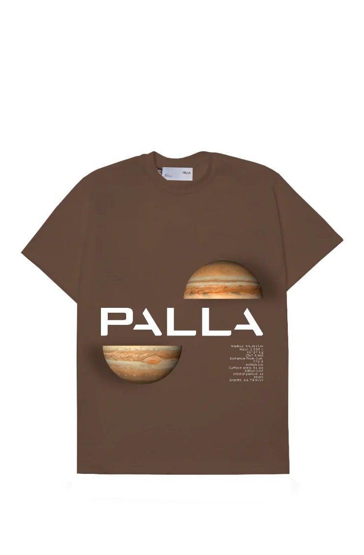 Camiseta Palla Big Planet Marrom - NewSkull