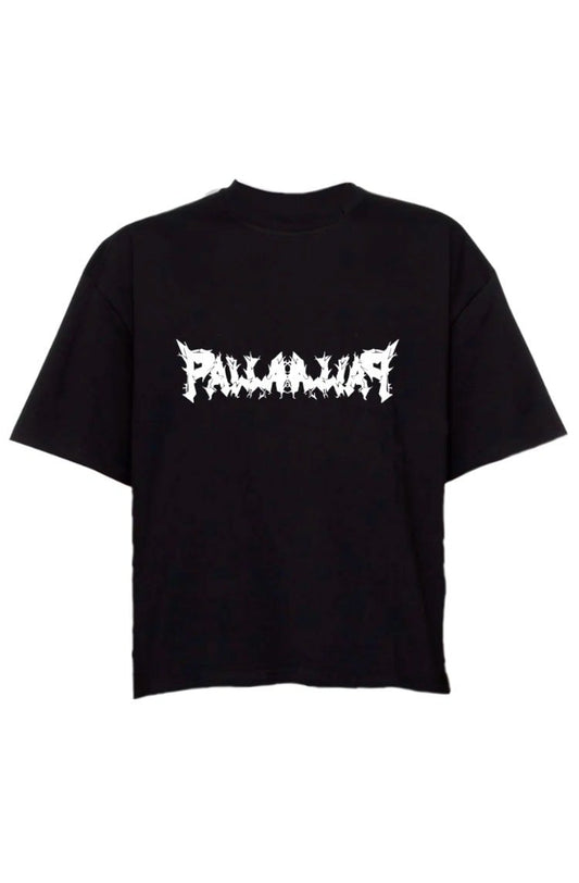 Camiseta Palla Electrocut Preto/Branco - NewSkull