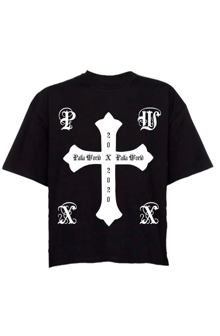 Camiseta Palla Eternal Preto/Branco - NewSkull