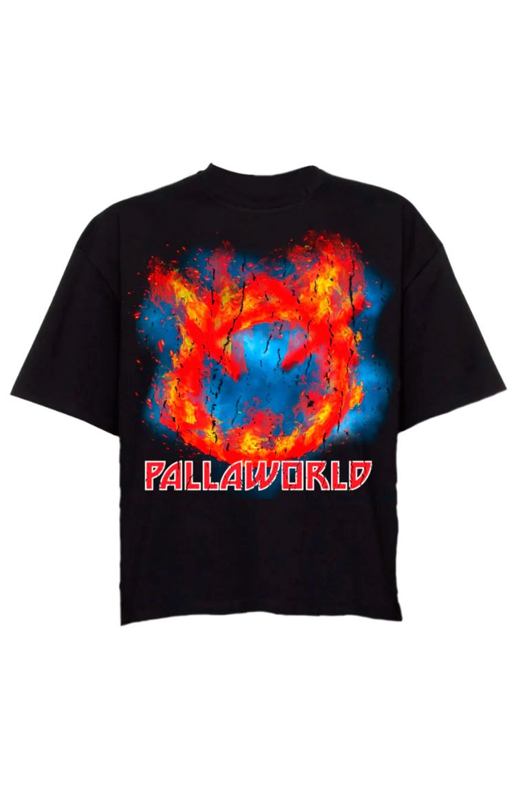 Camiseta Palla Scripture Preto/Vermelho - NewSkull