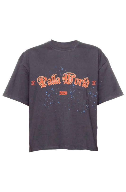 Camiseta Palla Undying Cinza/Vermelho - NewSkull