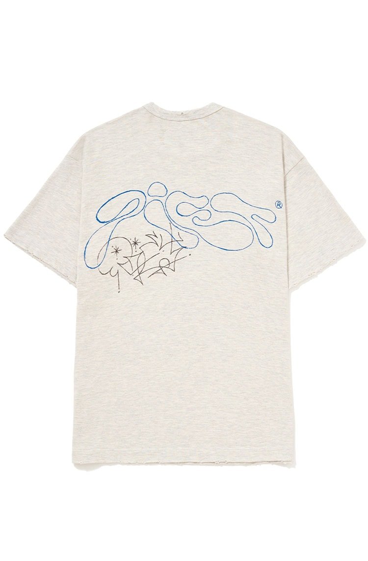 Camiseta Piet Grafitti Vintage Oversized Mescla Banana - NewSkull