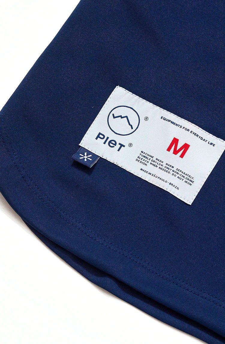 Camiseta Piet Heritage Baseball Jersey Azul Marinho/Branco - NewSkull