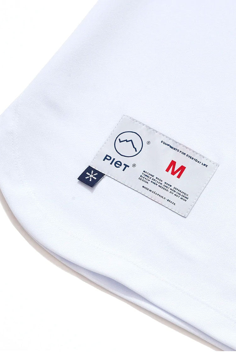 Camiseta Piet Heritage Baseball Jersey Branco/Azul Marinho - NewSkull