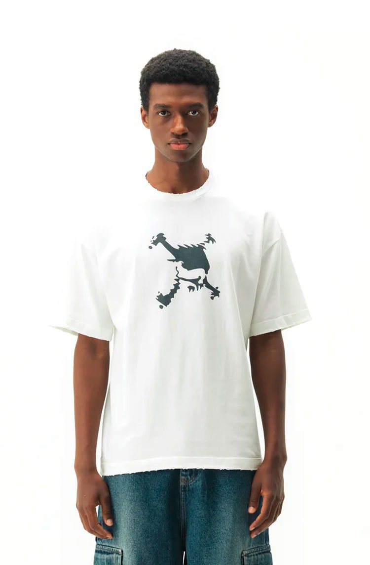 Camiseta Piet Skull T-Shirt Branco - NewSkull