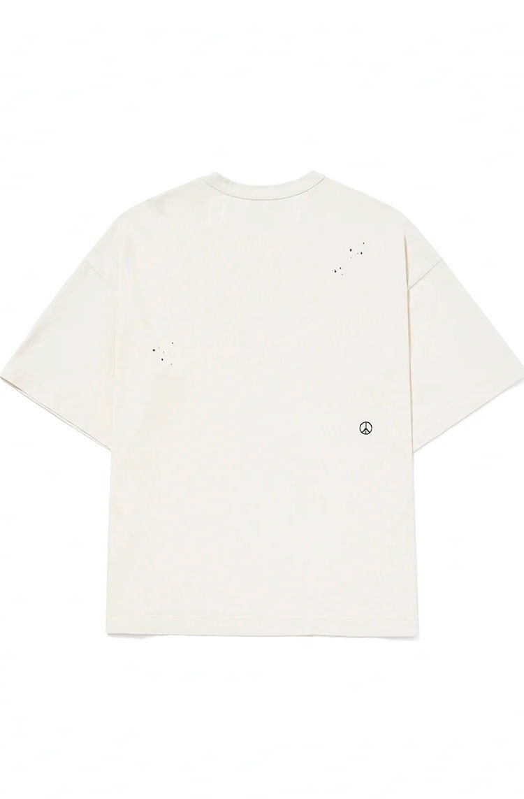 Camiseta Piet Splatter T-shirt Branco - NewSkull
