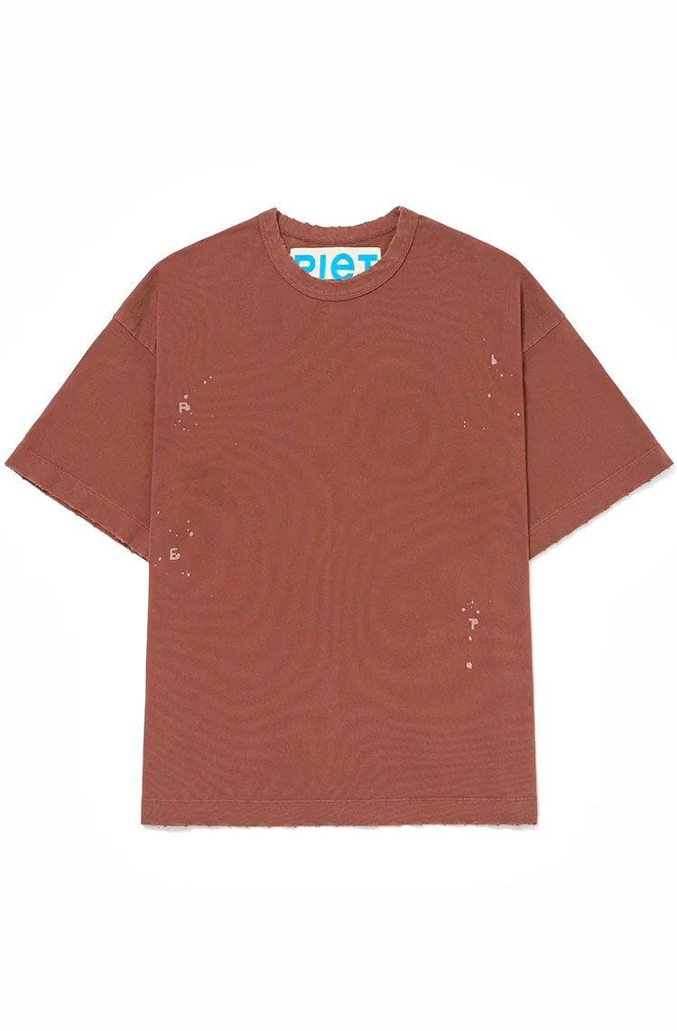 Camiseta Piet Splatter T-shirt Marrom - NewSkull
