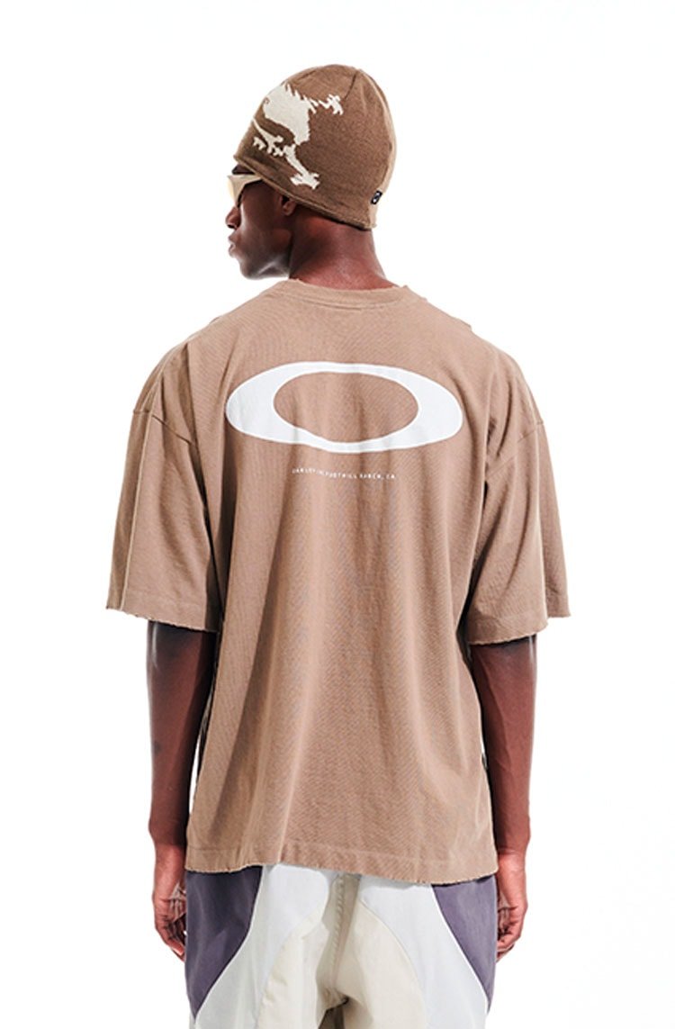 Camiseta Piet x Oakley Icons Marrom/Branco - NewSkull