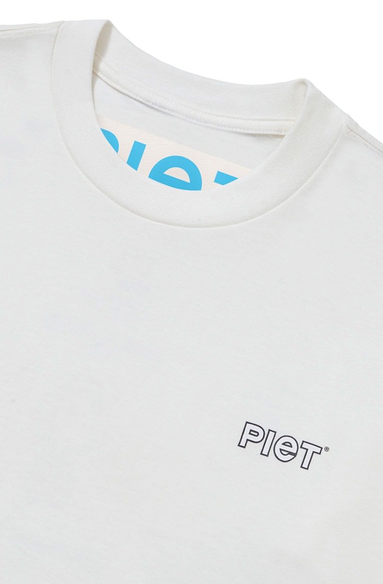 Camiseta Piet x Peanuts Snoopy Crew Branco - NewSkull