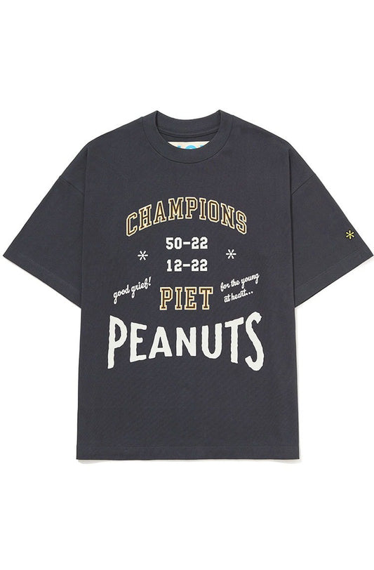 Camiseta Piet x Peanuts Snoopy Heritage Cinza - NewSkull