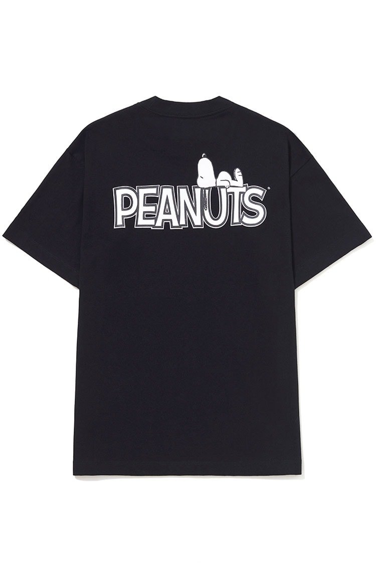 Camiseta Piet x Peanuts Snoopy Sleeping Preto - NewSkull