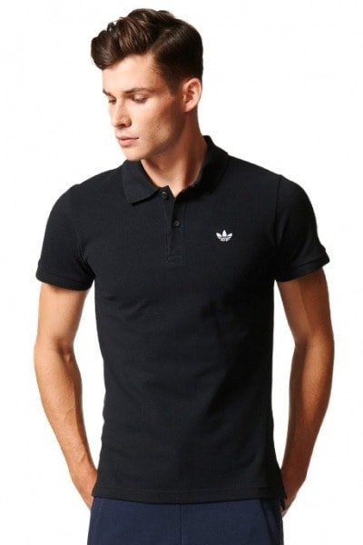 Camiseta Polo Adidas Adi Preta - NewSkull