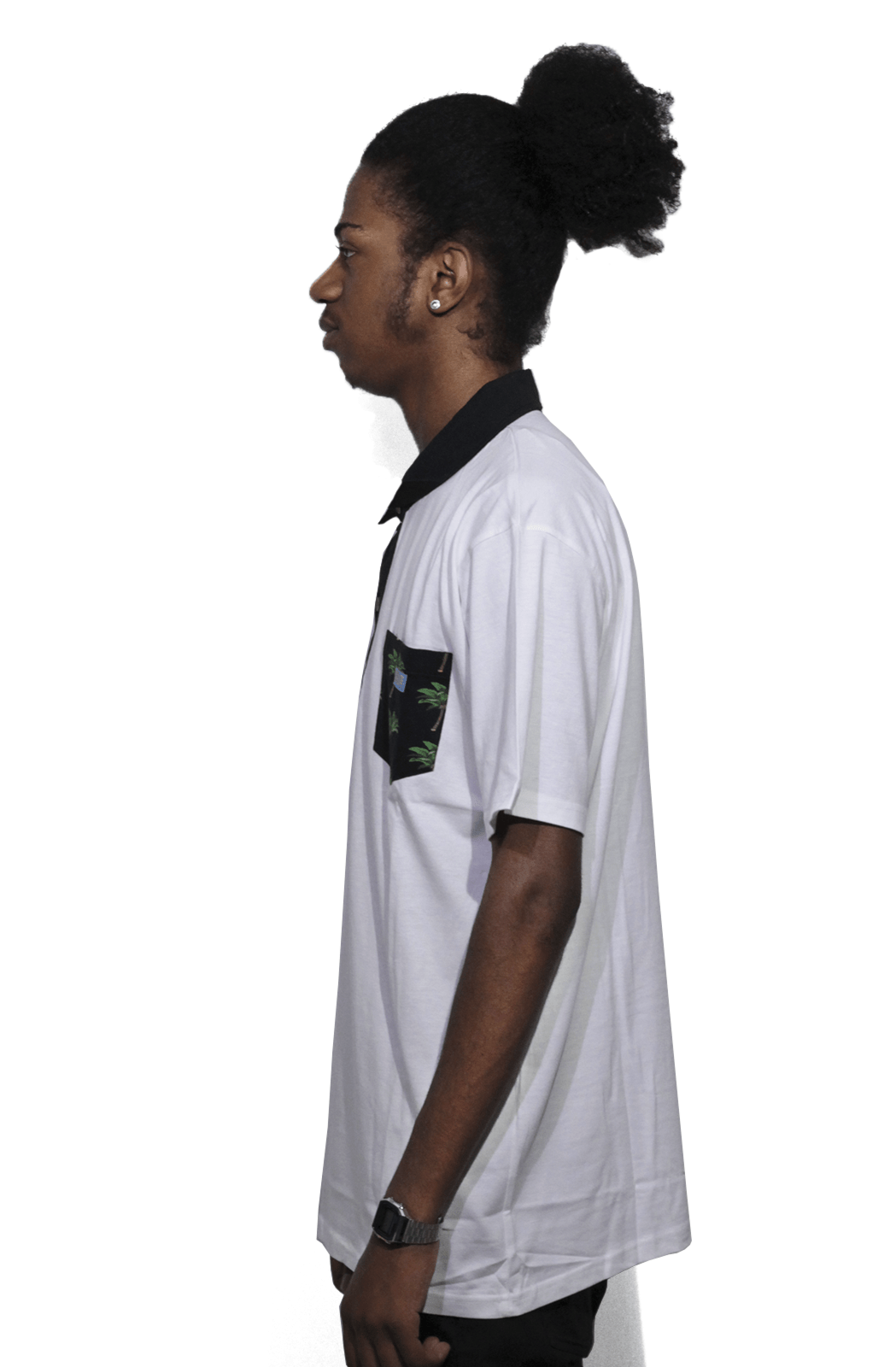 Camiseta Polo Blaze Supply Hawaii Branca - NewSkull