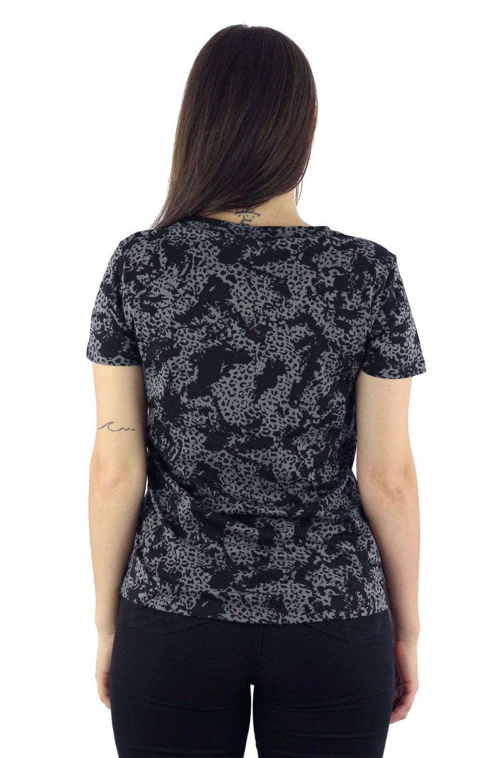 Camiseta Puma Baby Look Elevated Feminina Preta - NewSkull