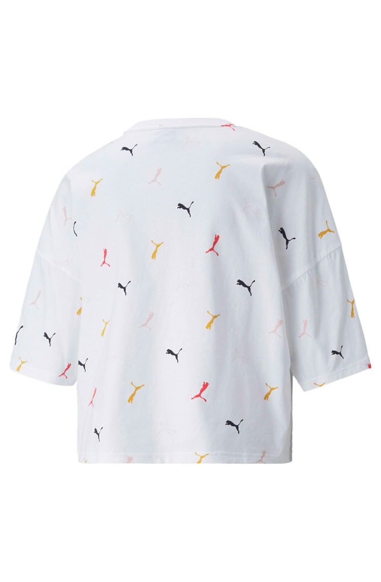 Camiseta Puma Classics Graphics Branca/Color - NewSkull