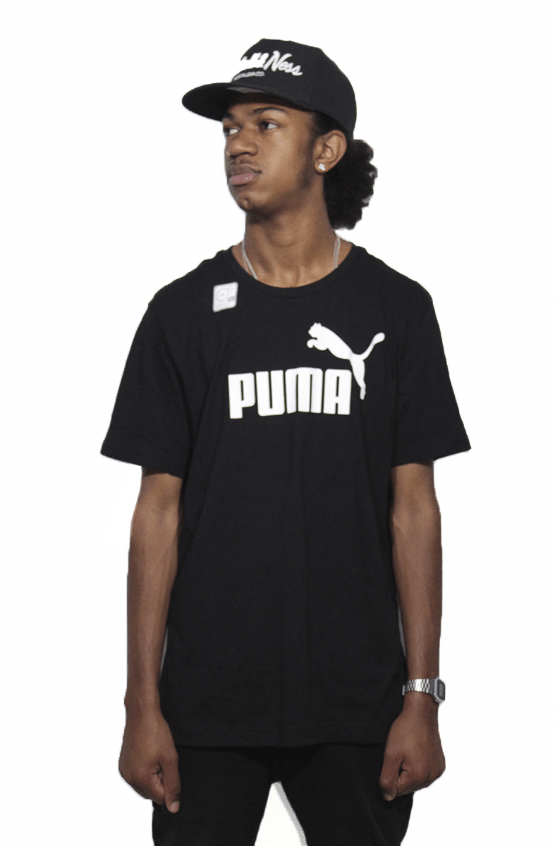 Camiseta Puma Ess No. 1 Preto - NewSkull