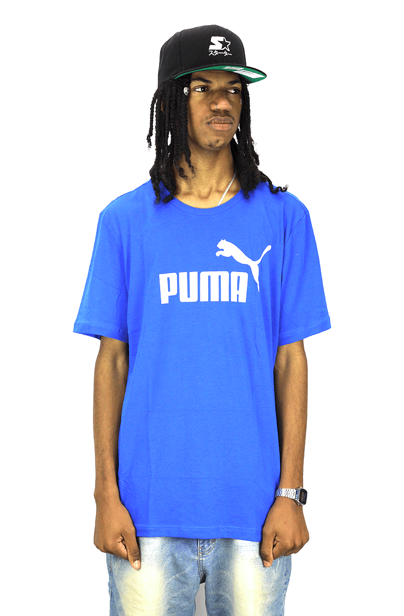CAMISETA PUMA ESS NO.1 TEE AZUL - NewSkull